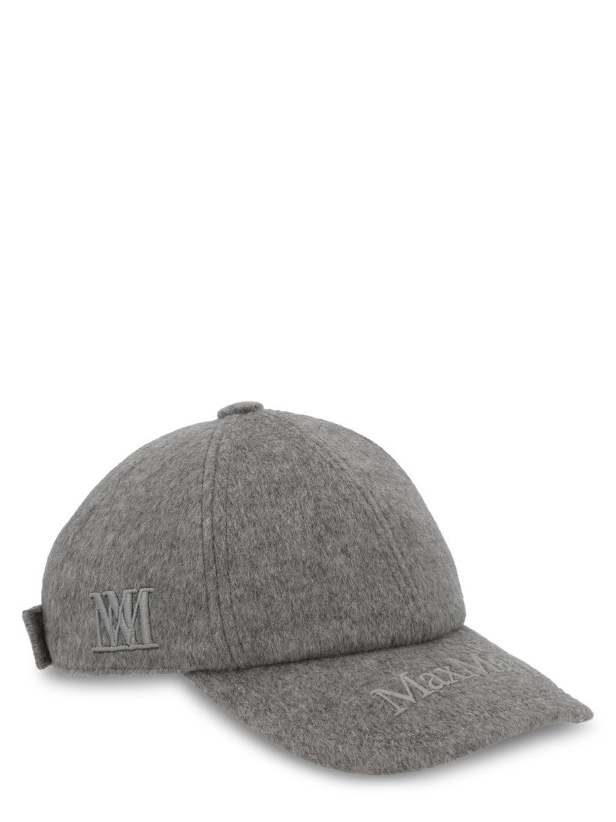 CAPPELLO DA BASEBALL IN CASHMERE CON LOGO 3