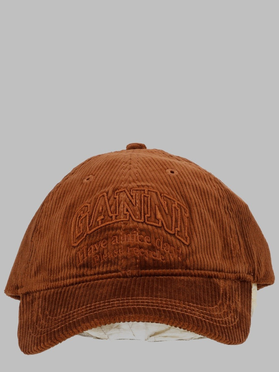Cappello da Baseball in Velluto a Coste