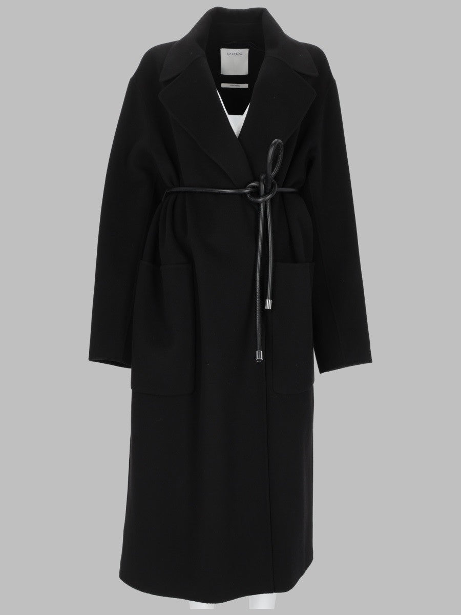 CAPPOTTO IN LANA CON CINTURA ANNODABILE