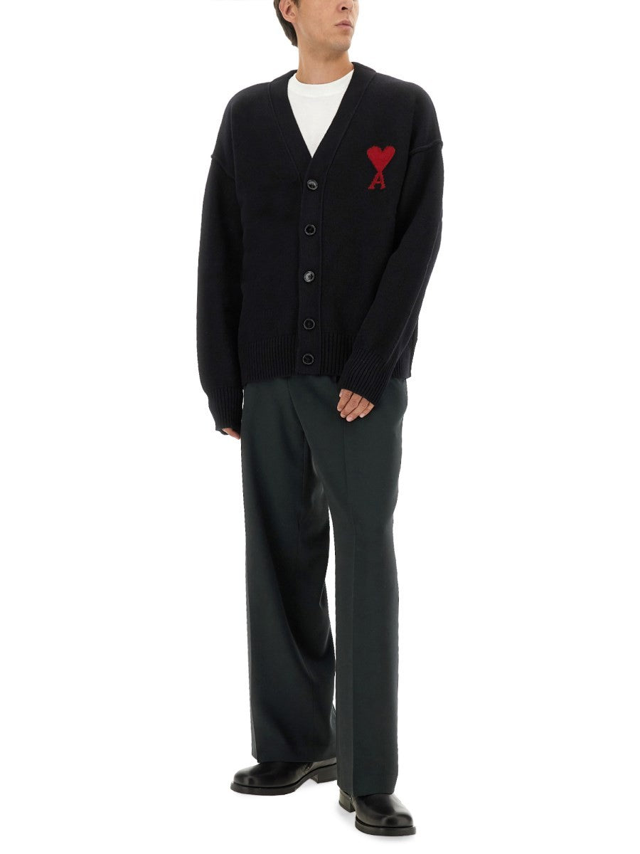CARDIGAN CON LOGO A INTARSIO 2