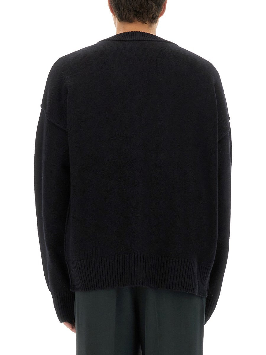 CARDIGAN CON LOGO A INTARSIO 3