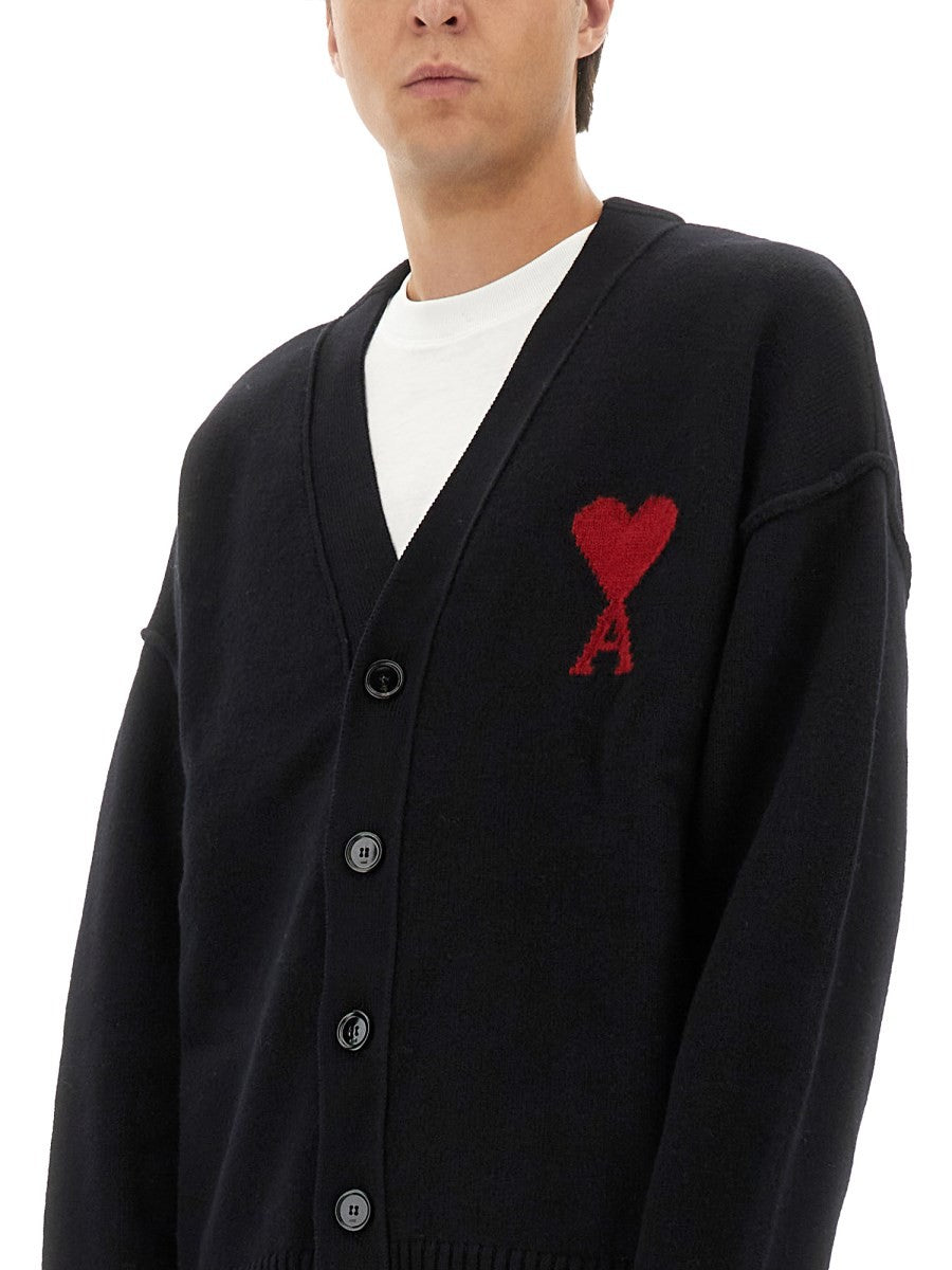 CARDIGAN CON LOGO A INTARSIO 4