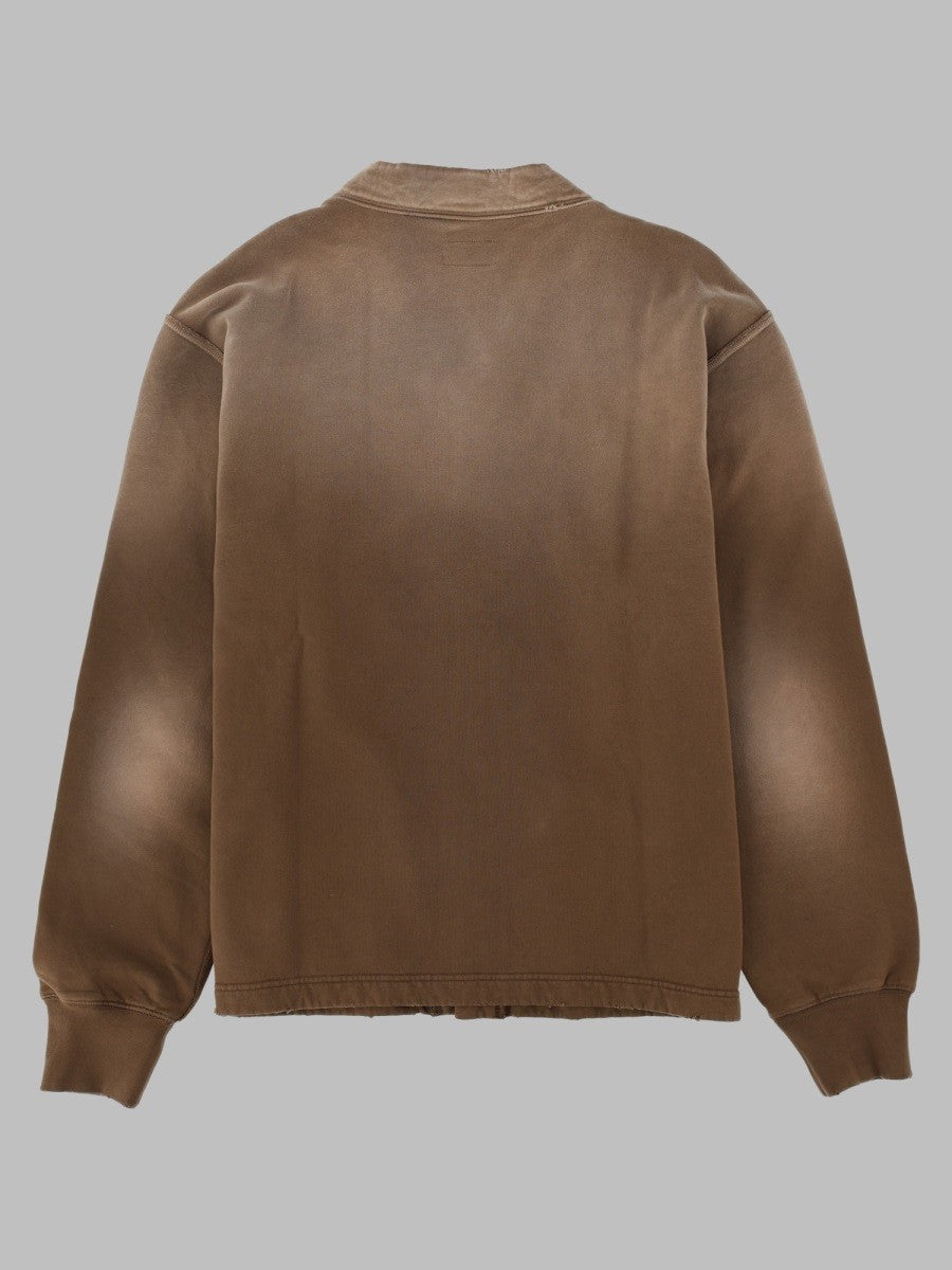 Cardigan In Felpa Effetto "Destroyed" 2