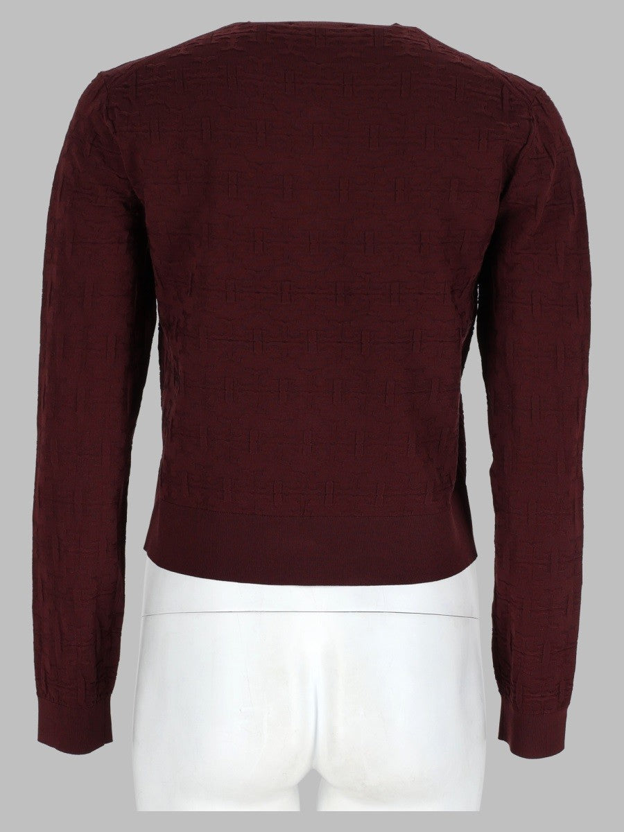 Cardigan in Jacquard T Monogram 2