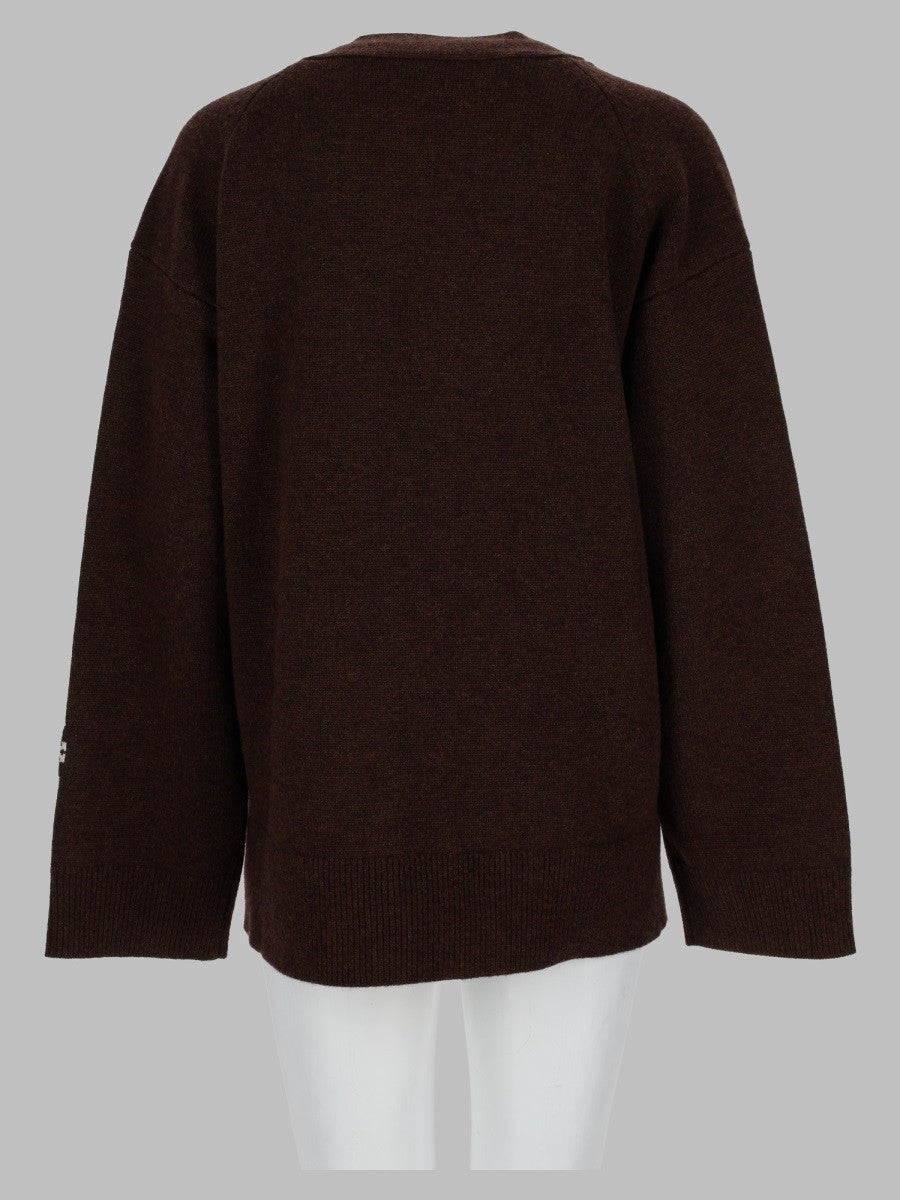 Cardigan in Lana con Logo 2