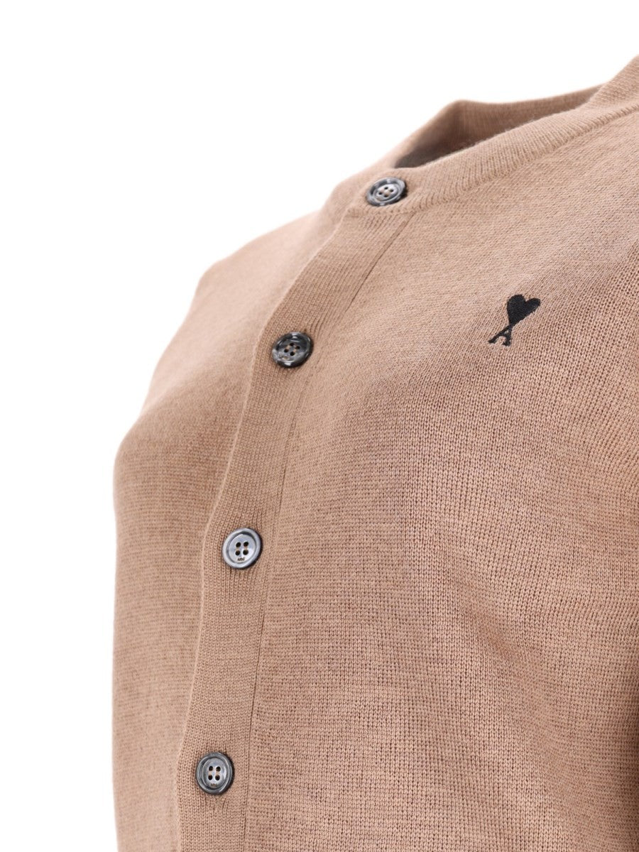 Cardigan In Lana Con Logo 3
