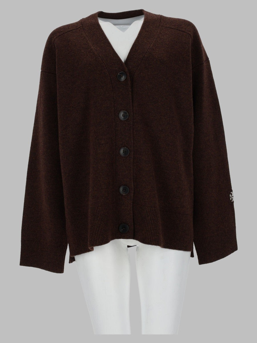 Cardigan in Lana con Logo