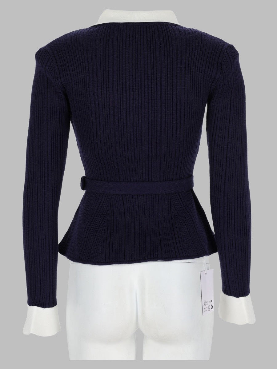 Cardigan in Maglia a Coste 2