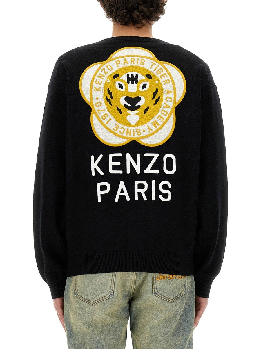 CARDIGAN WITH EMBROIDERED TIGER ACADEMY 3