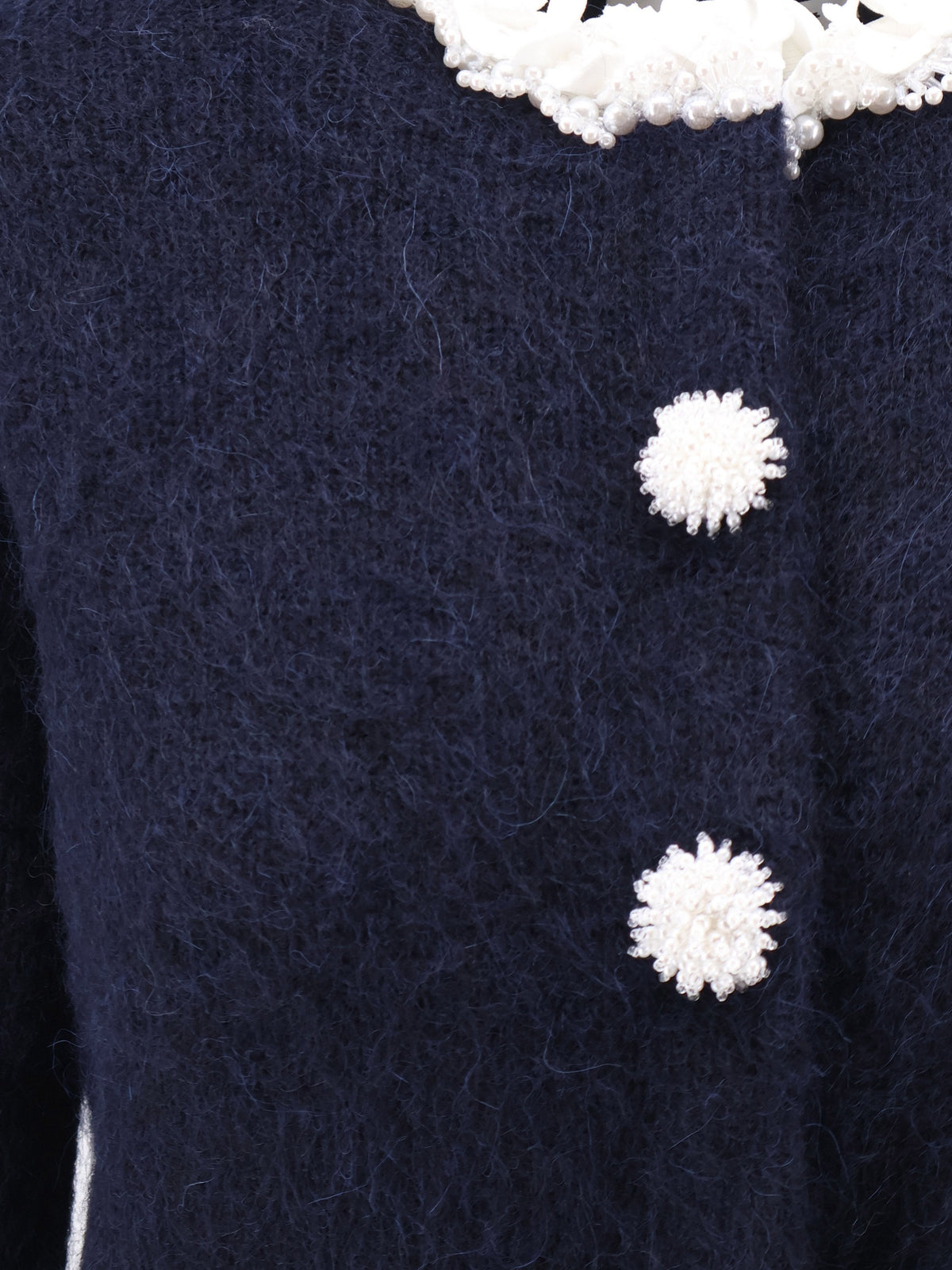 Cardigan with Flower Pearl buttons 3