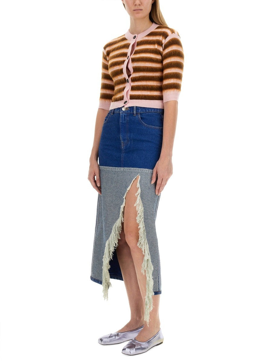 CARDIGAN WITH STRIPE PATTERN 2