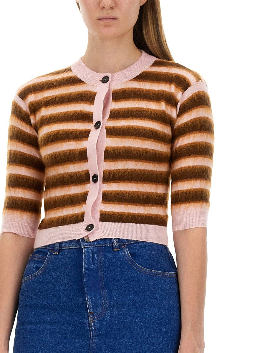 CARDIGAN WITH STRIPE PATTERN 5