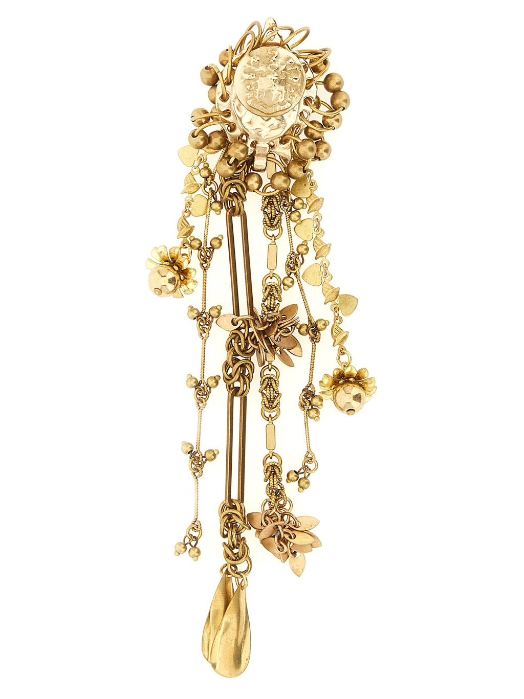 Cascade pendant brooches