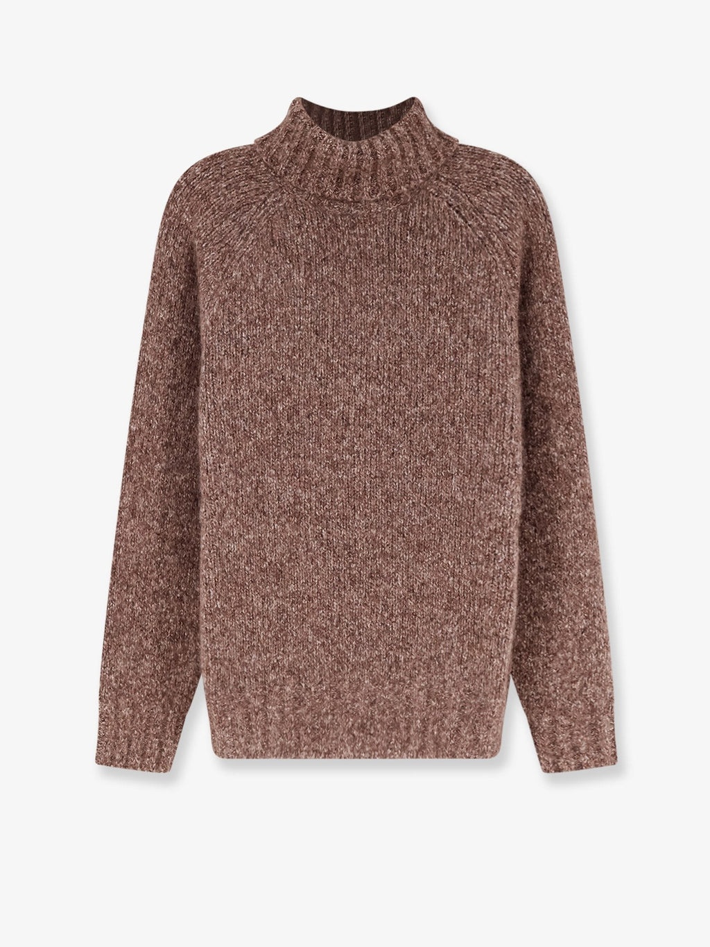 Cashmere and silk blend turtleneck