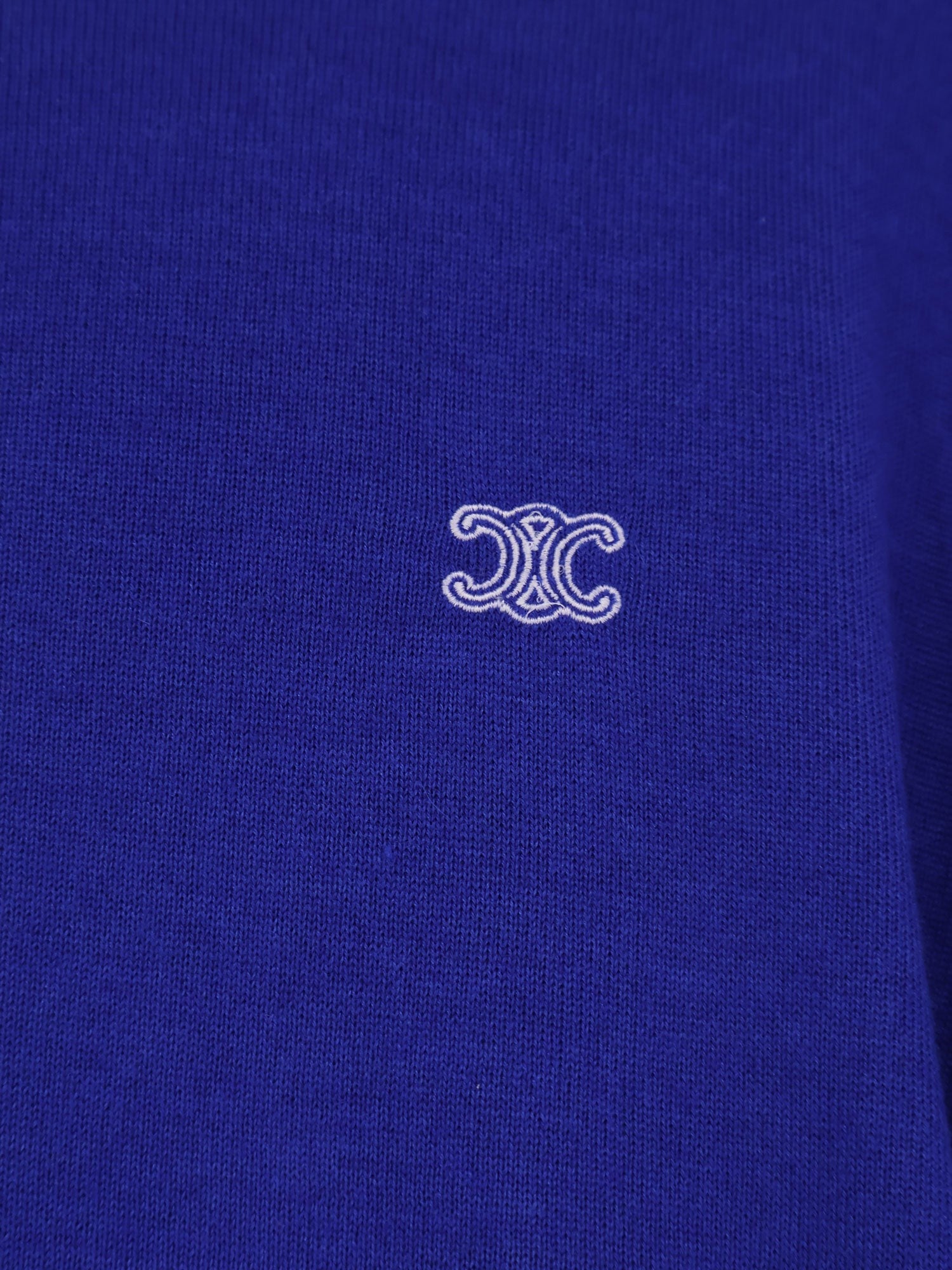 Cashmere and silk polo shirt with logo embroidery on the front 3