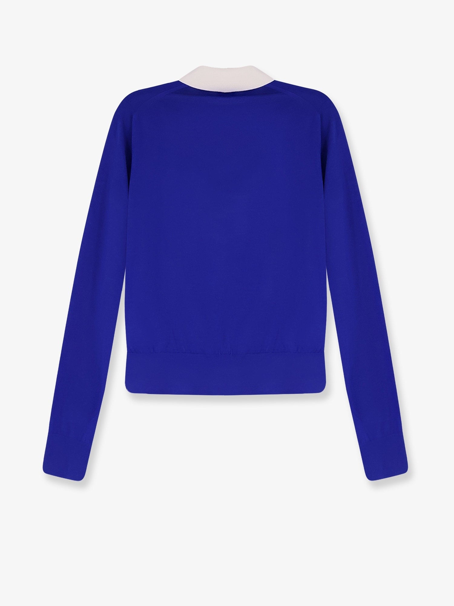 Cashmere and silk polo shirt with logo embroidery on the front 2