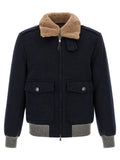 Cashmere bomber beaver