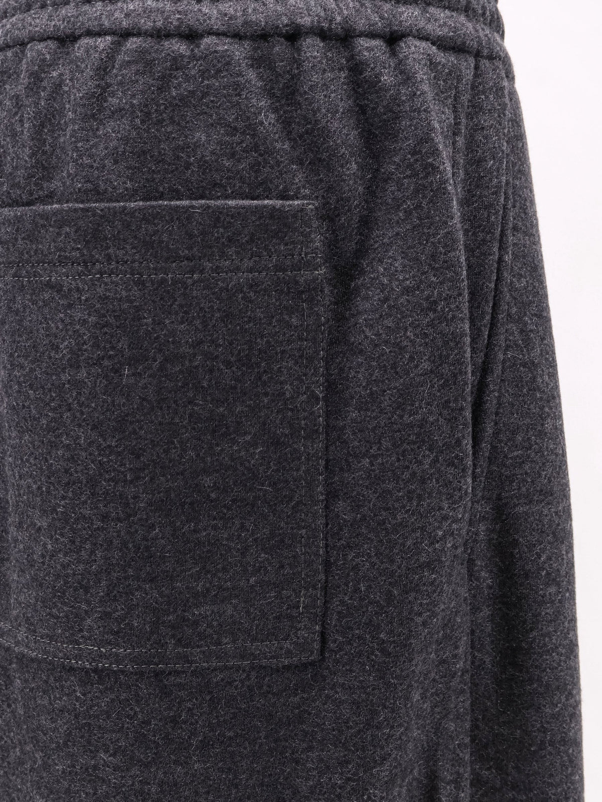 Cashmere interlock track pants 3