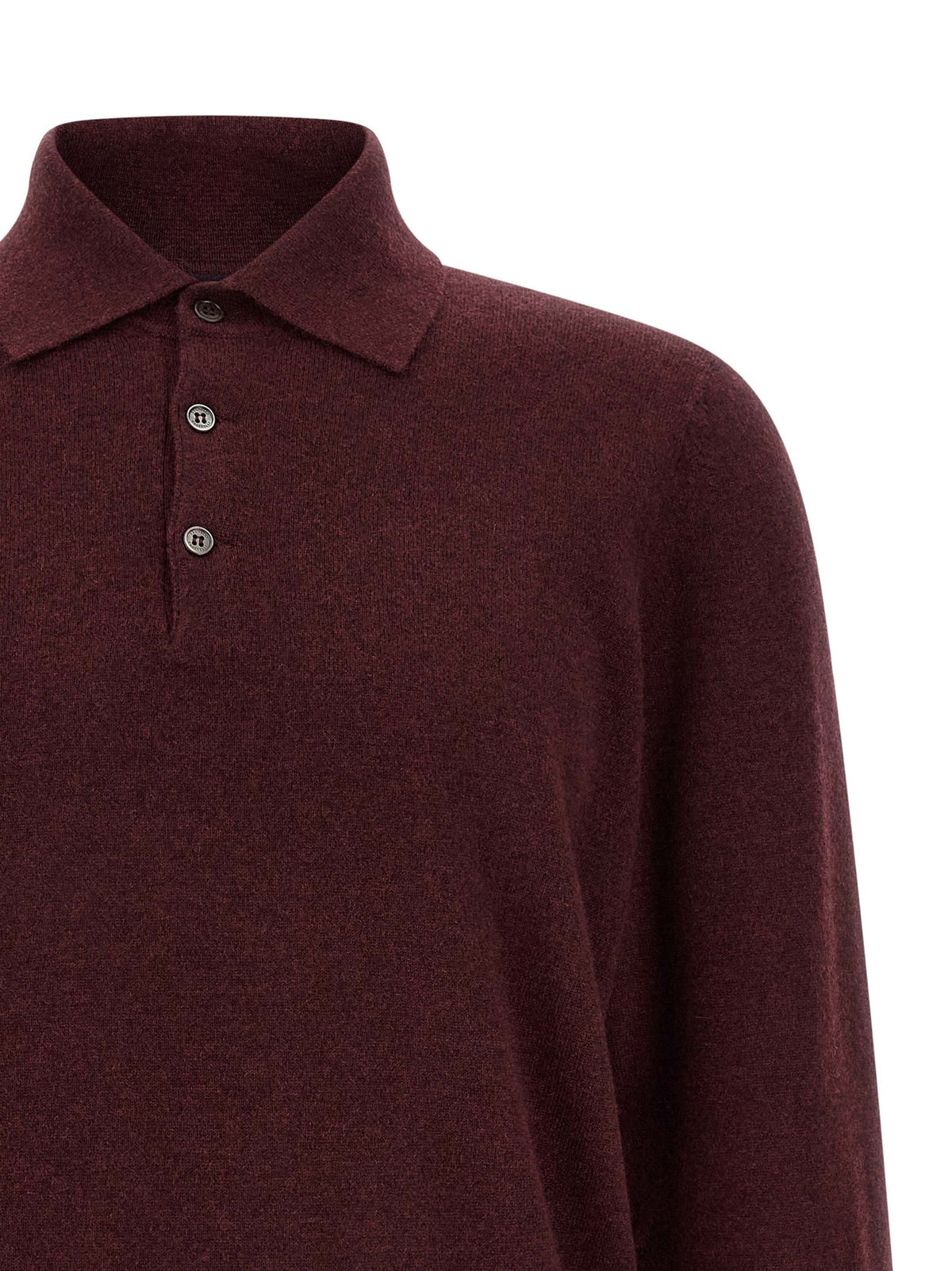 Cashmere knit polo shirt 3