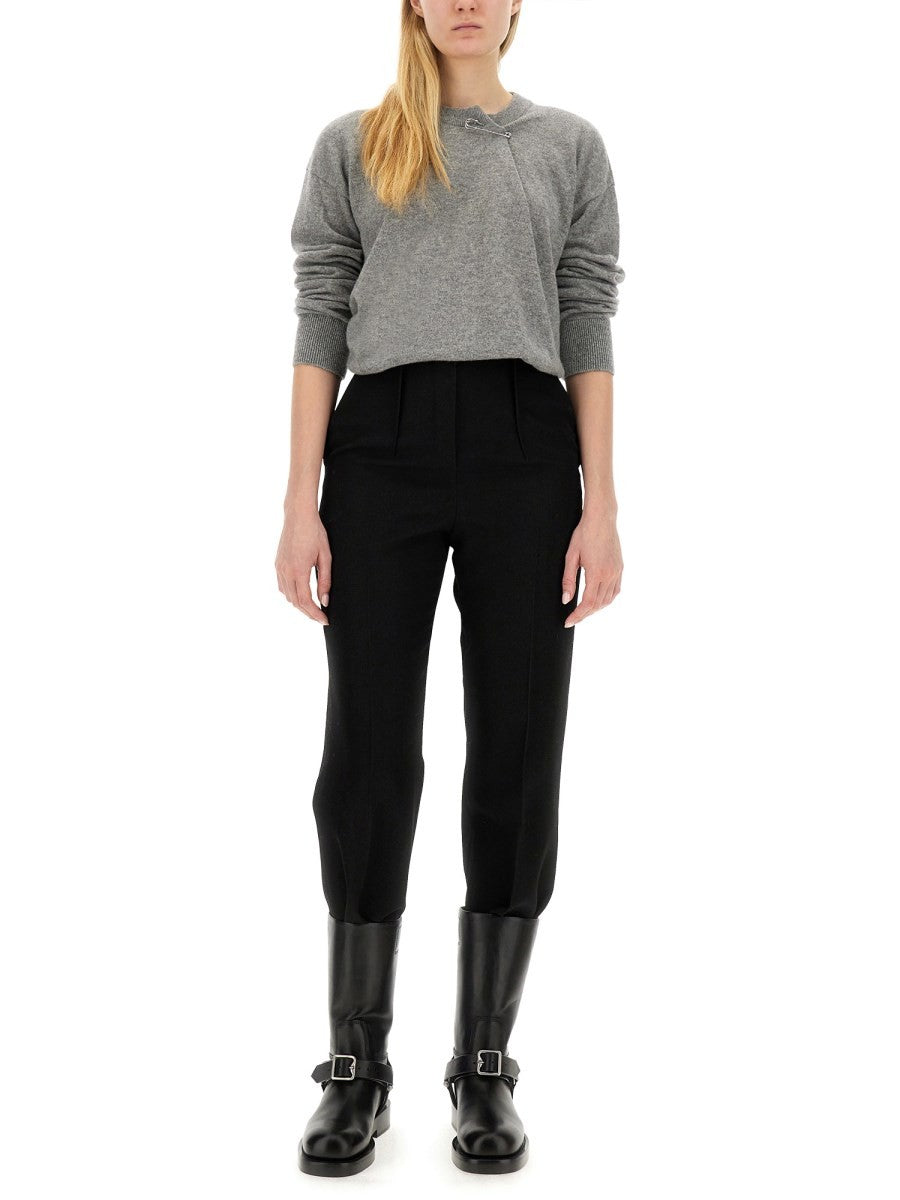 CASHMERE SWEATER WITH KILT PIN 2