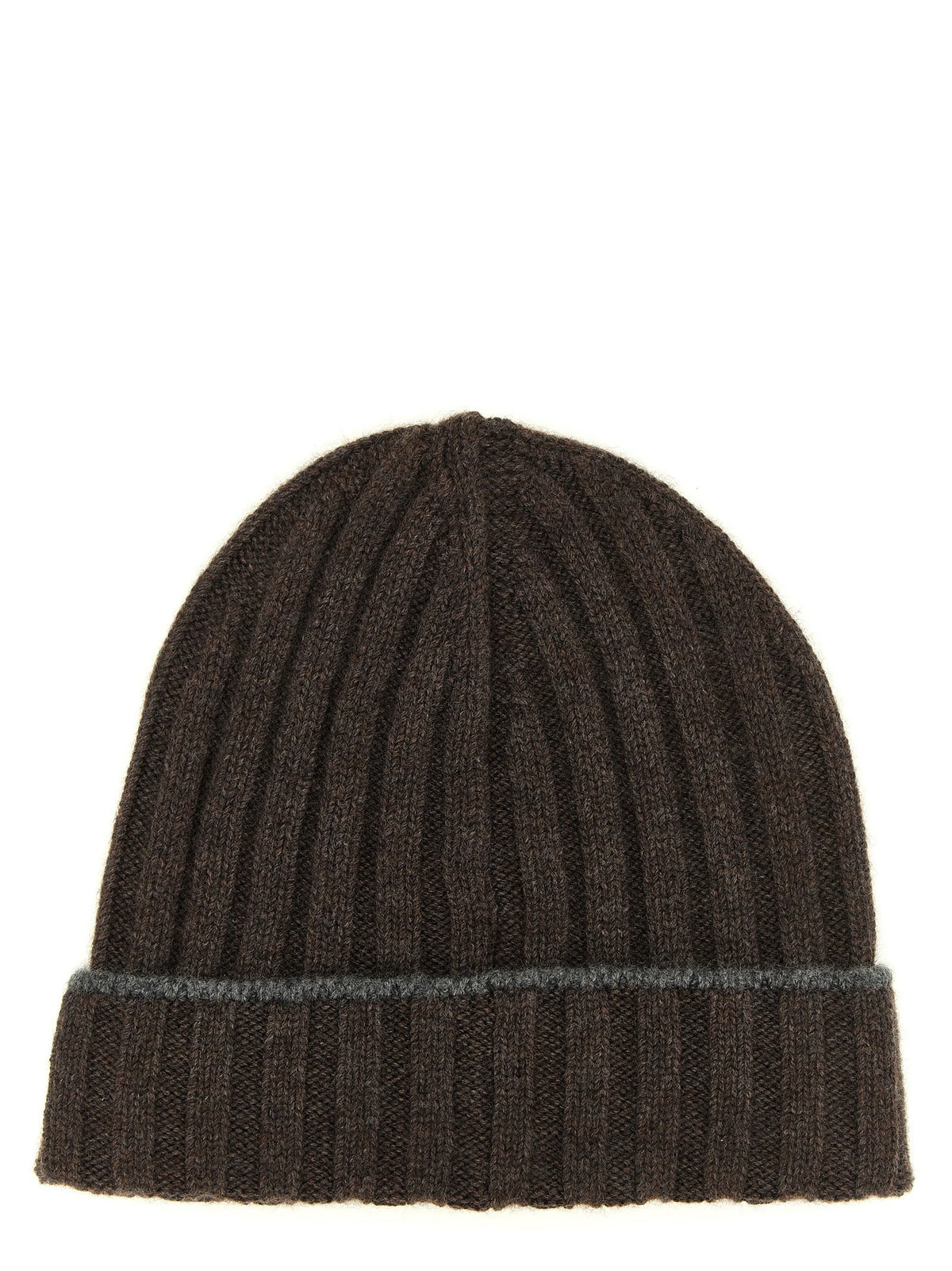 Cashmere turn-up beanie 2