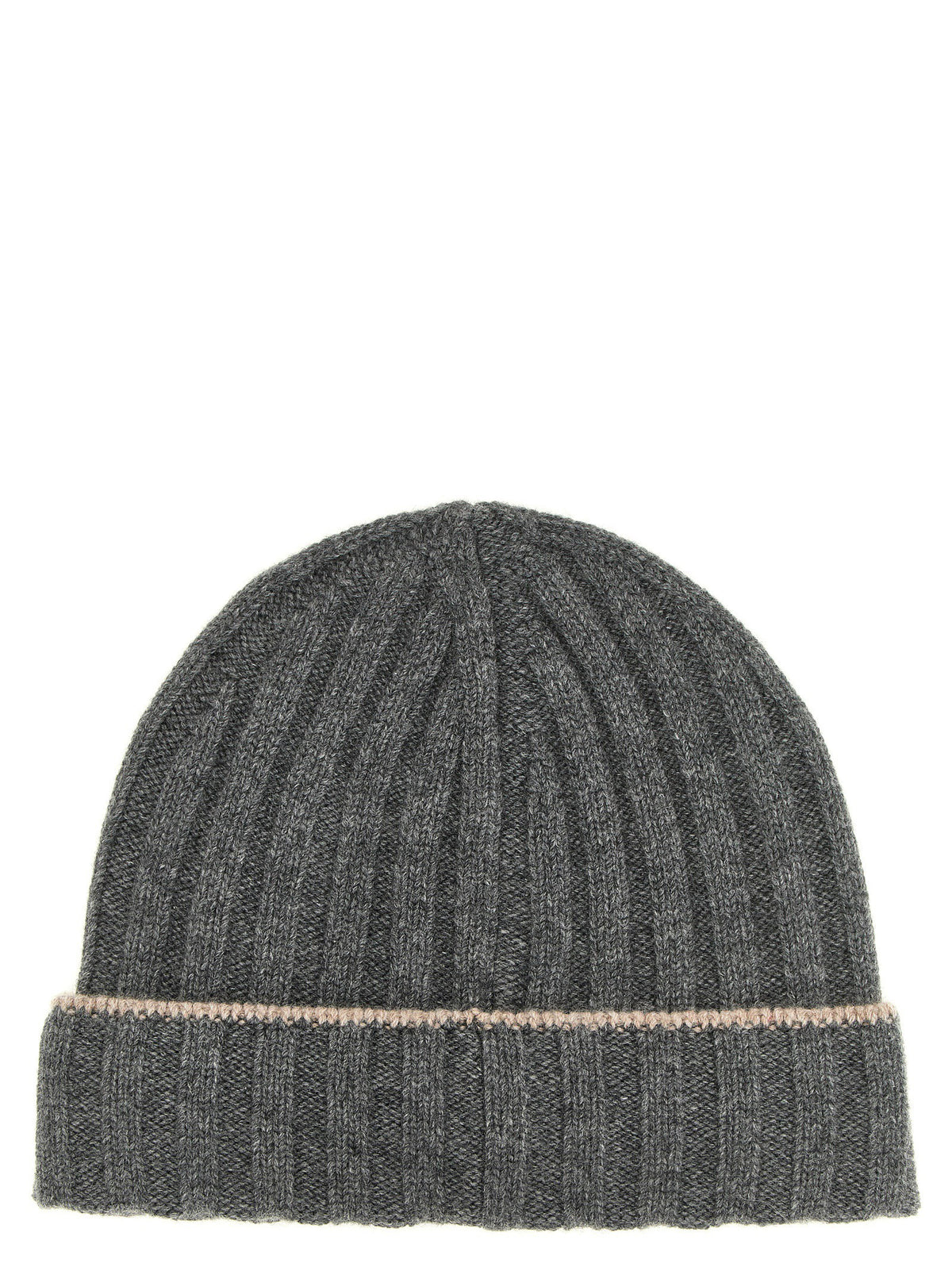 Cashmere turn-up beanie 2