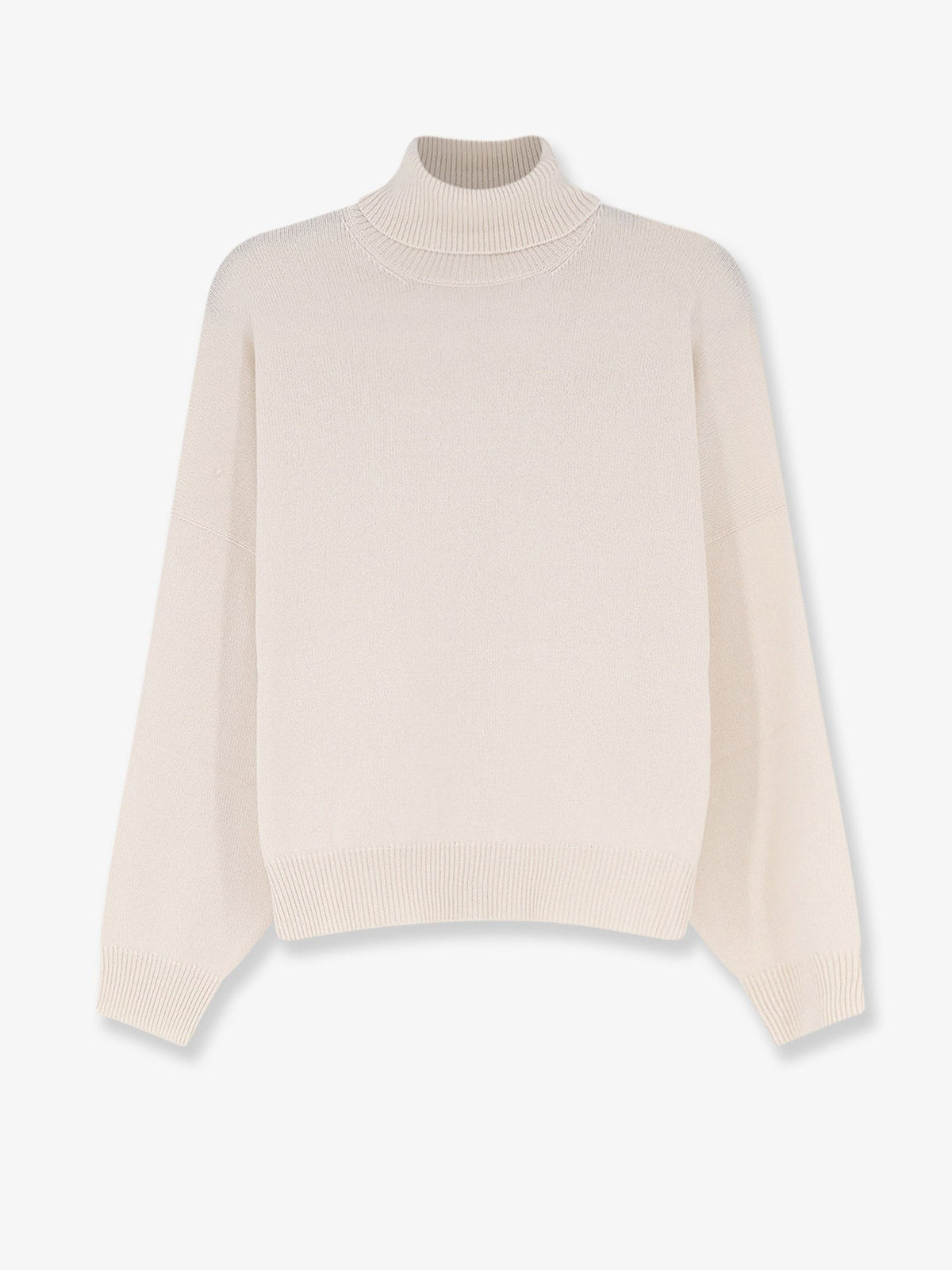 Cashmere turtleneck with Monili detail on the back
