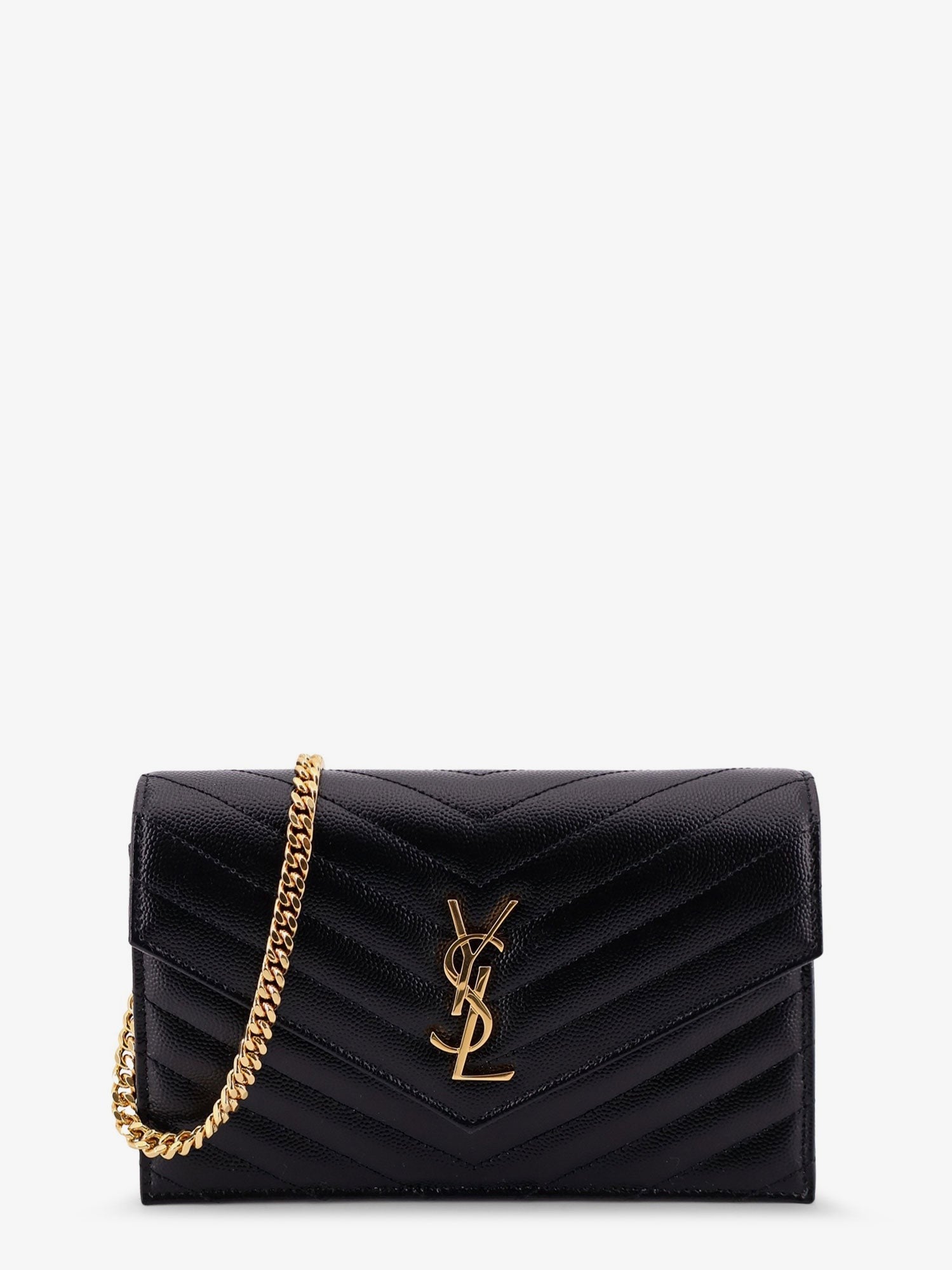 Cassandre Envelope Clutch Crossbody  Bag with Chain
