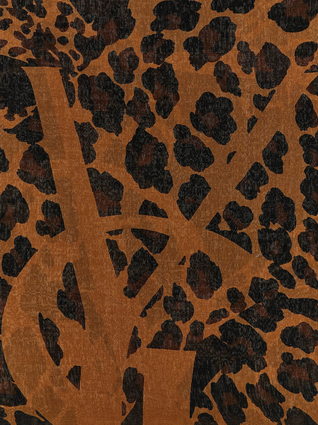'Cassandre' scarf with leopard pattern 3