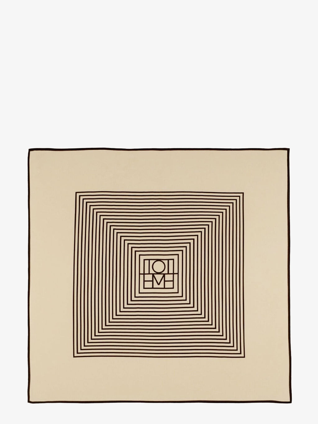 Centered Monogram silk foulard