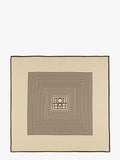 Centered Monogram silk foulard
