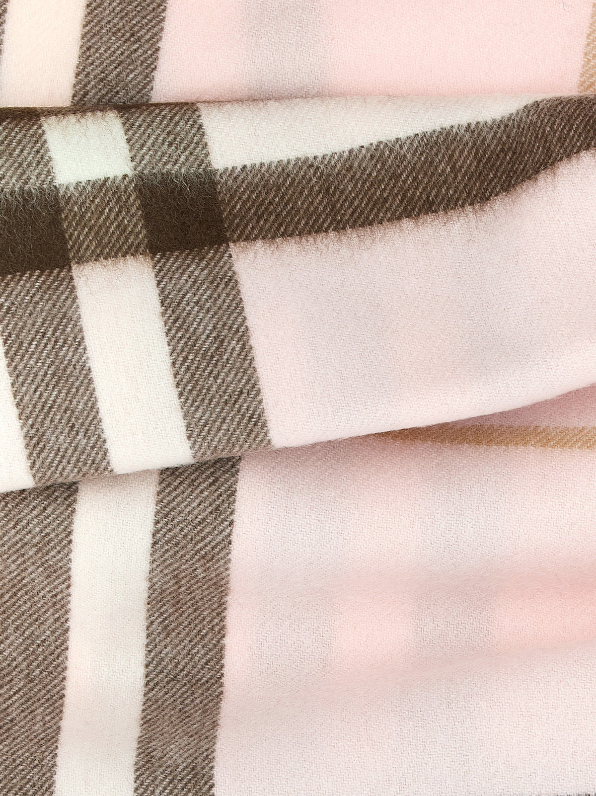 Check cashmere scarf 3