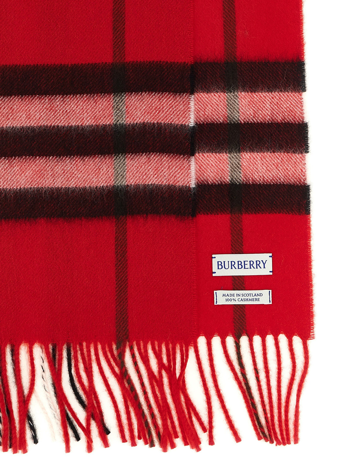 Check cashmere scarf 2