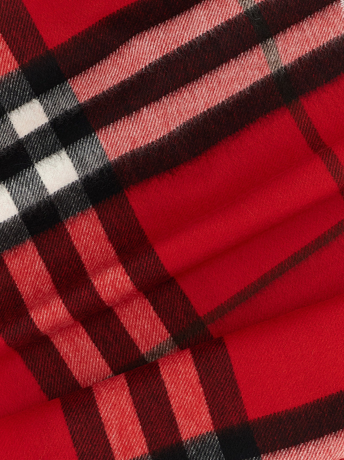 Check cashmere scarf 3