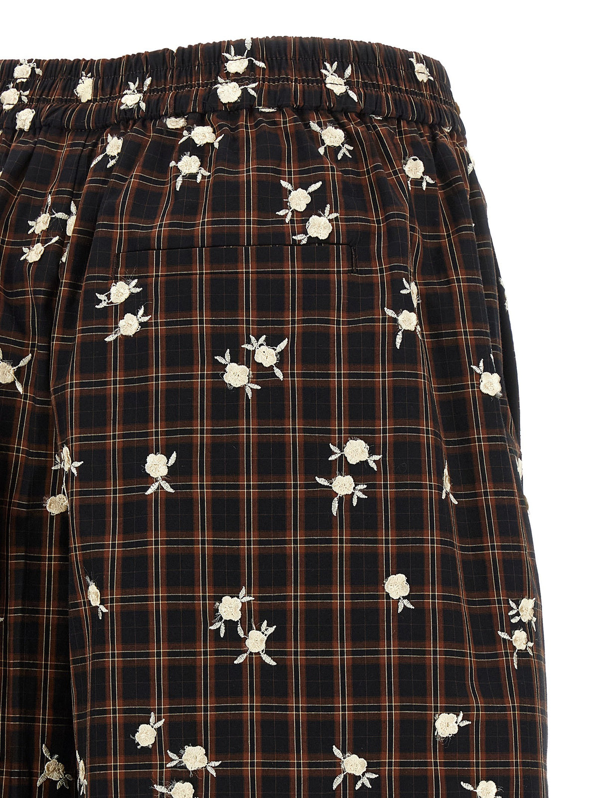'Check Flower' bermuda shorts 4