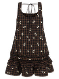 'Check Flower' dress 2