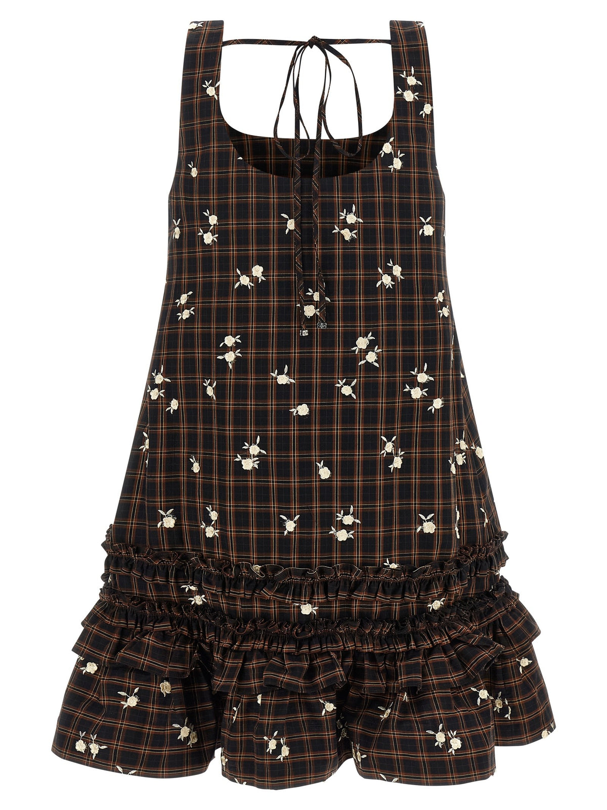'Check Flower' dress 2