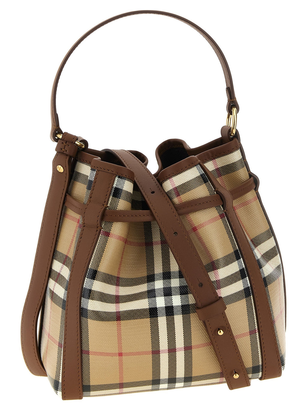Check mini bucket bag 2