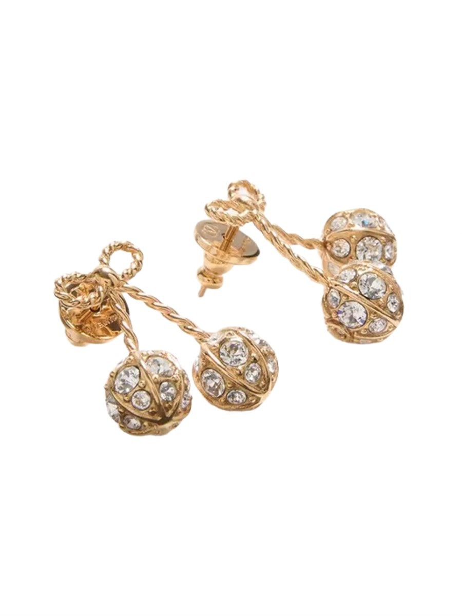 "CHERRYFIC" EARRINGS WITH RHINESTONES 2