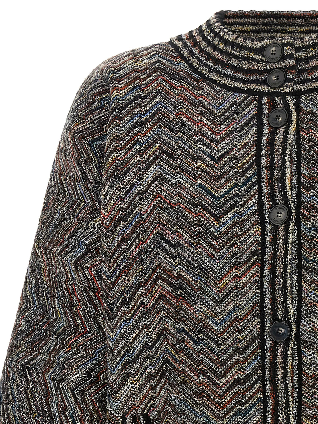 Chevron knit bomber jacket 3