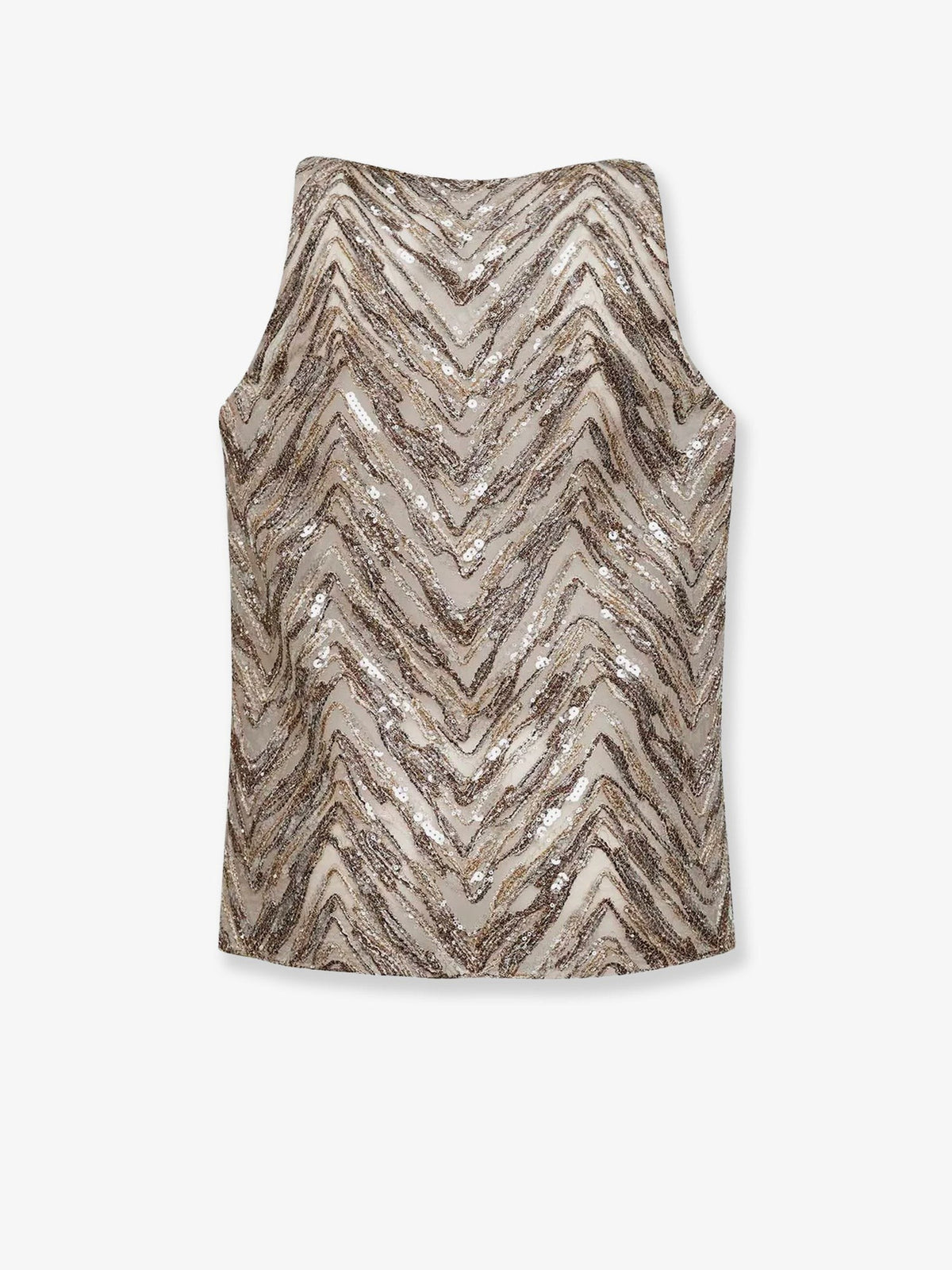 Chevron Sequin Top 2