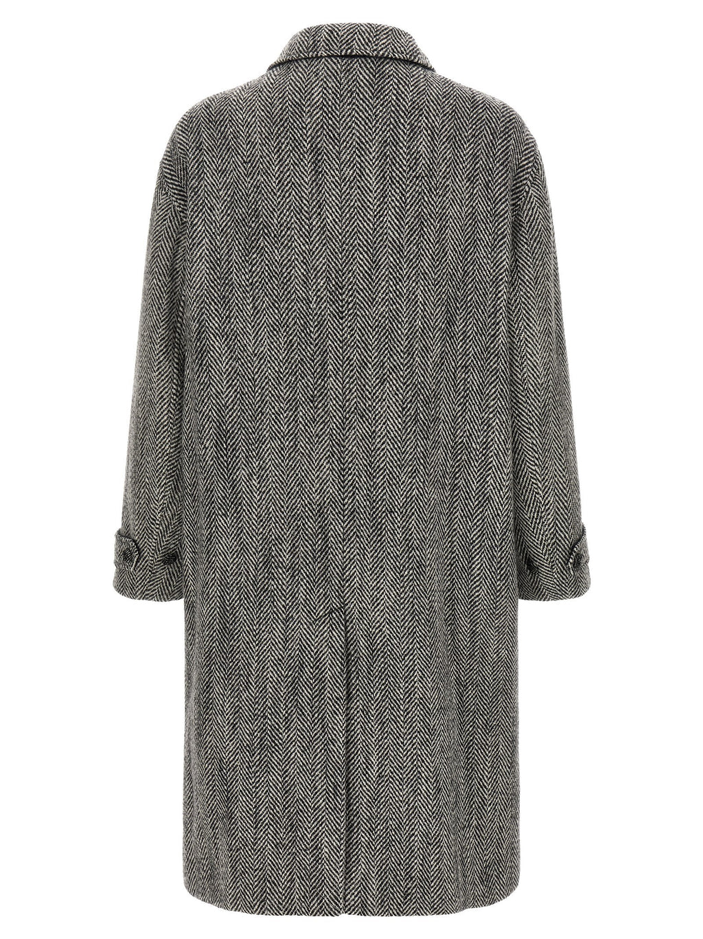'Chevron' Wool coat 2