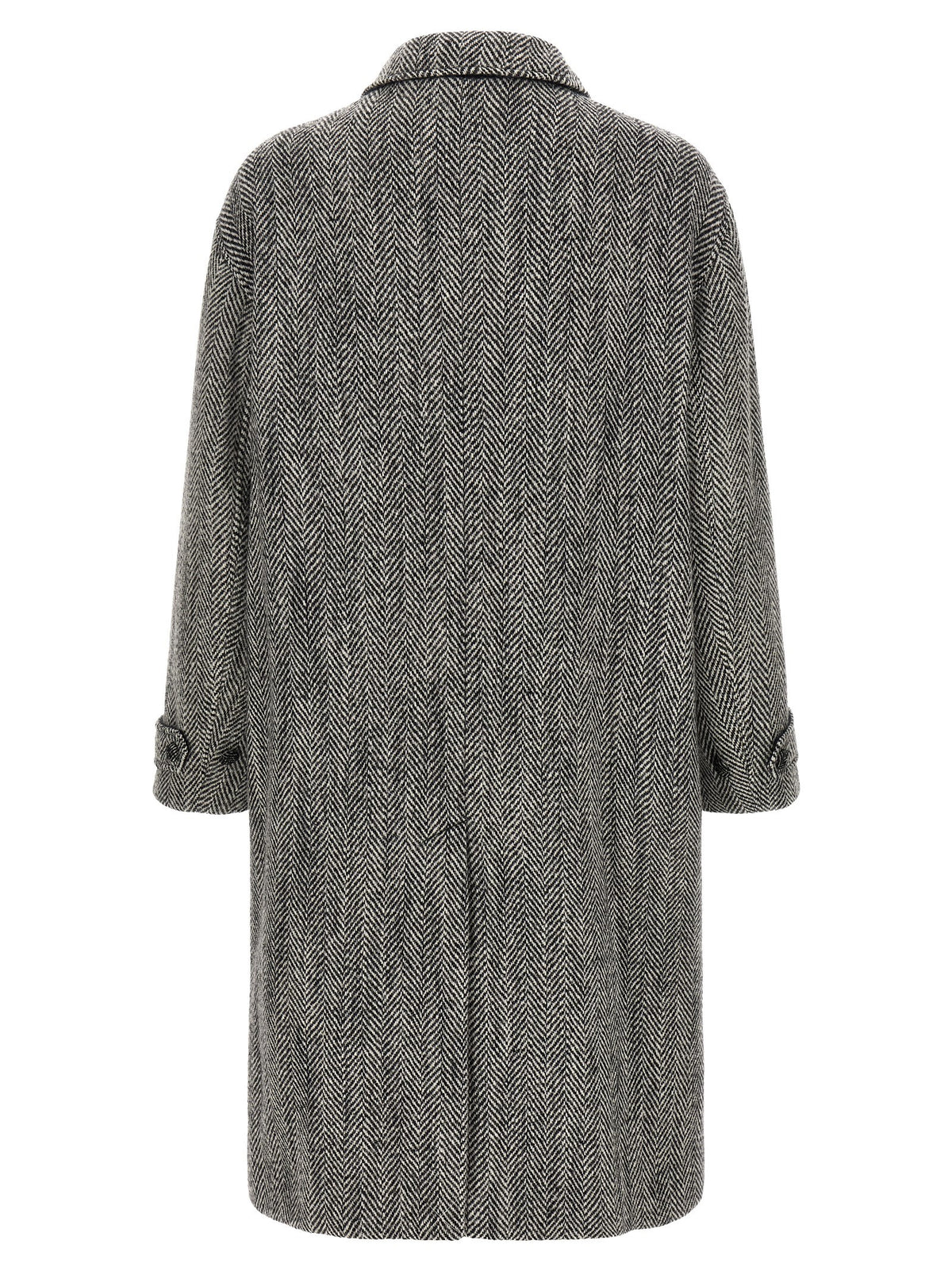 'Chevron' Wool coat 2