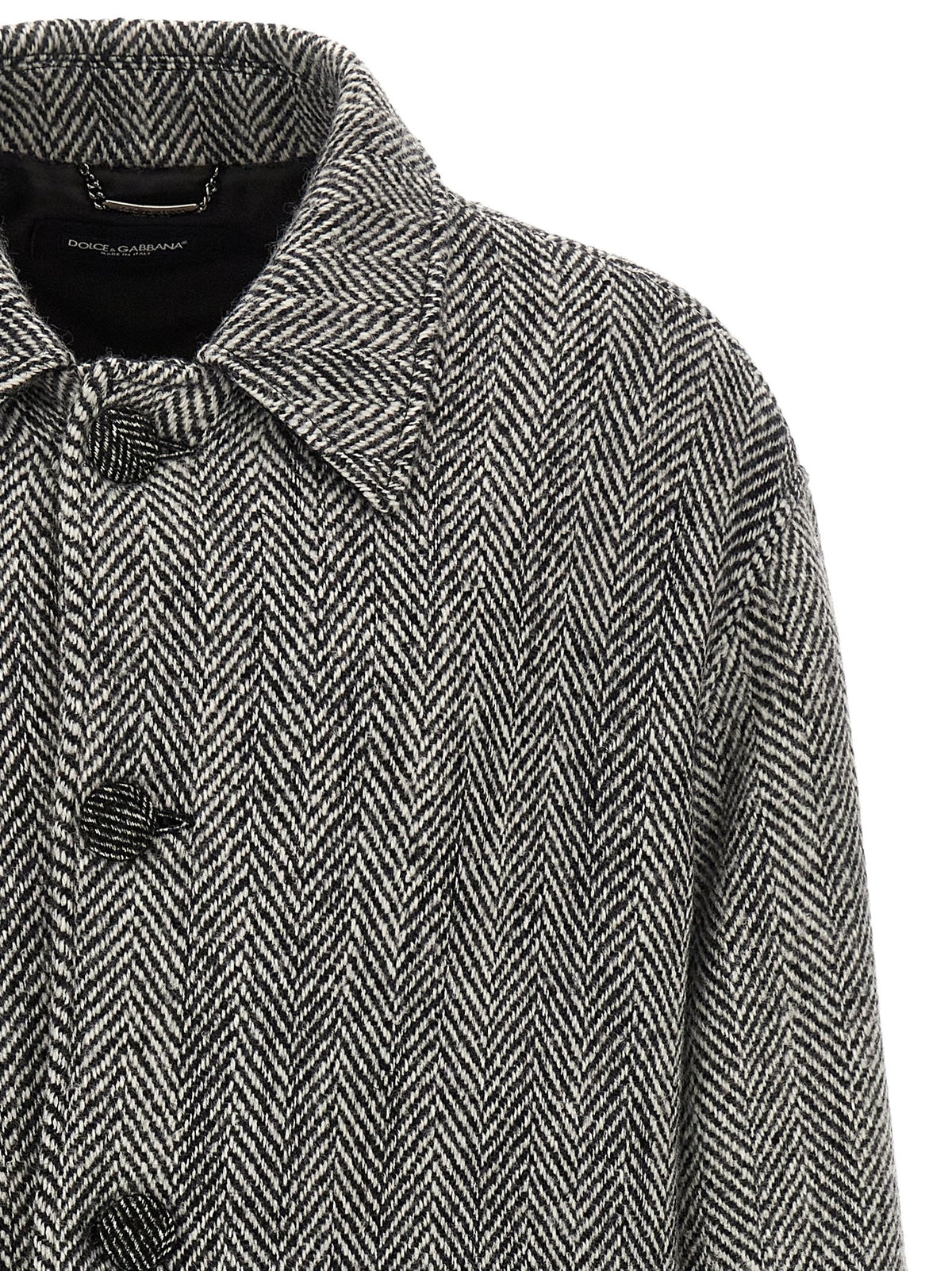 'Chevron' Wool coat 3