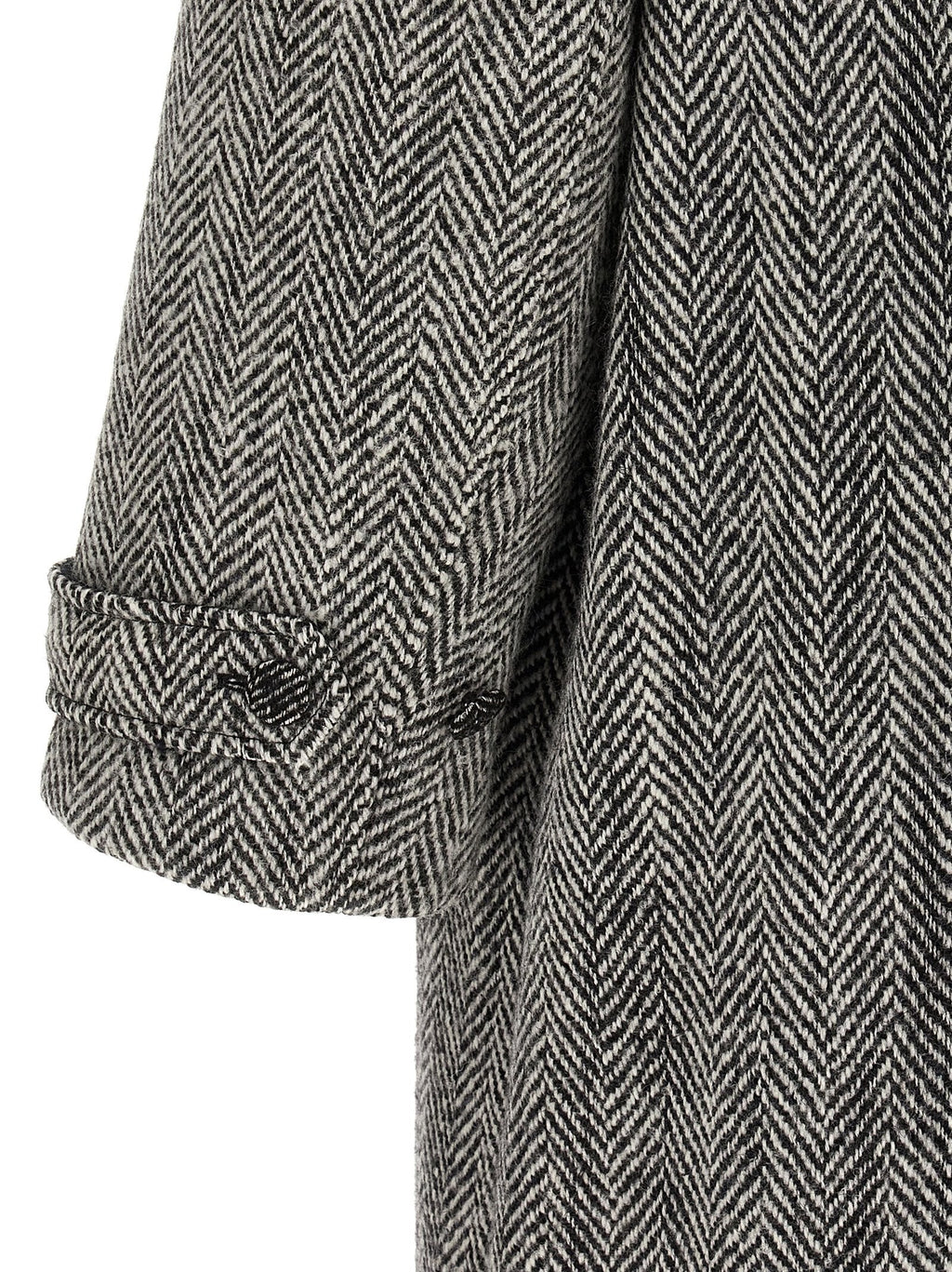 'Chevron' Wool coat 4