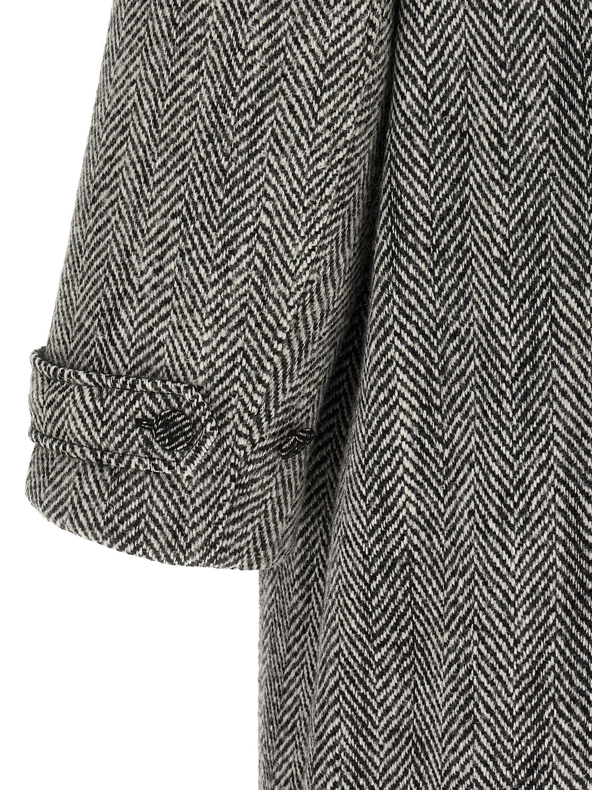 'Chevron' Wool coat 4