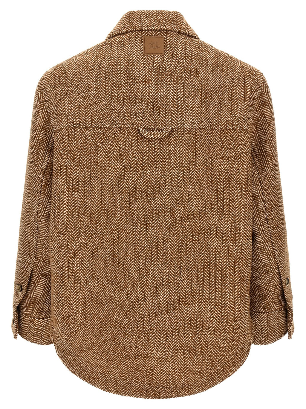 Chevron wool overshirt 2