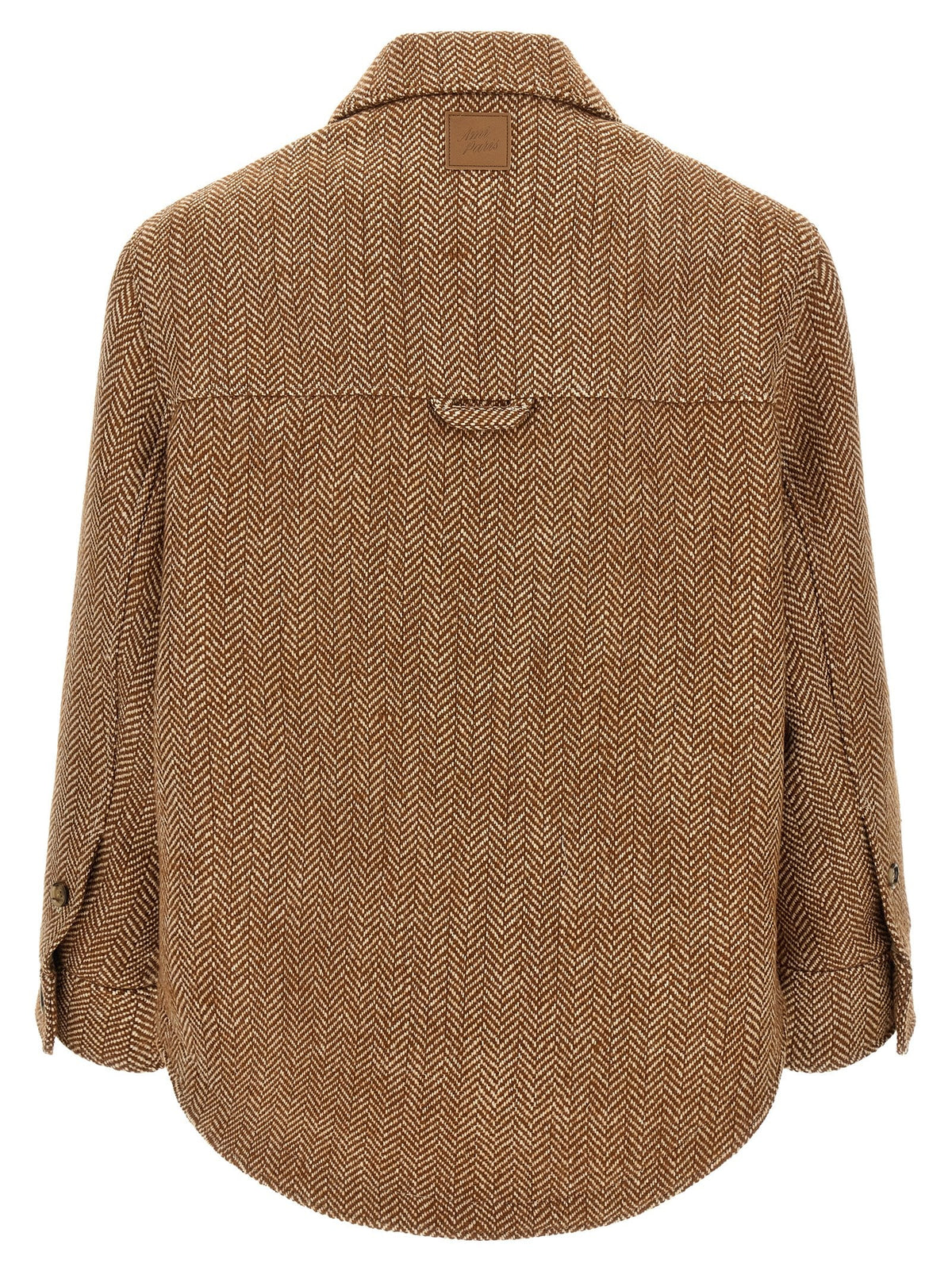 Chevron wool overshirt 2