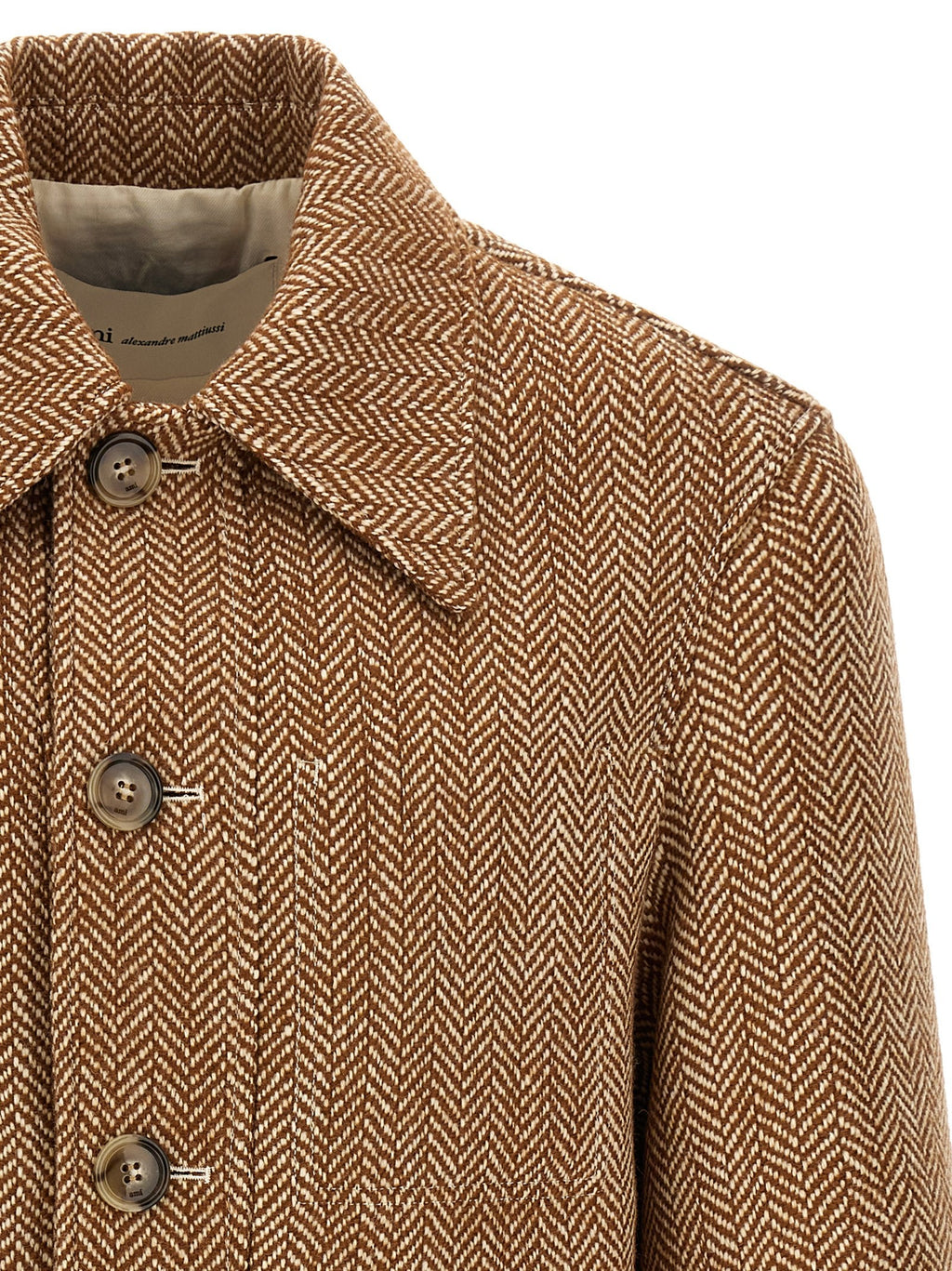 Chevron wool overshirt 3