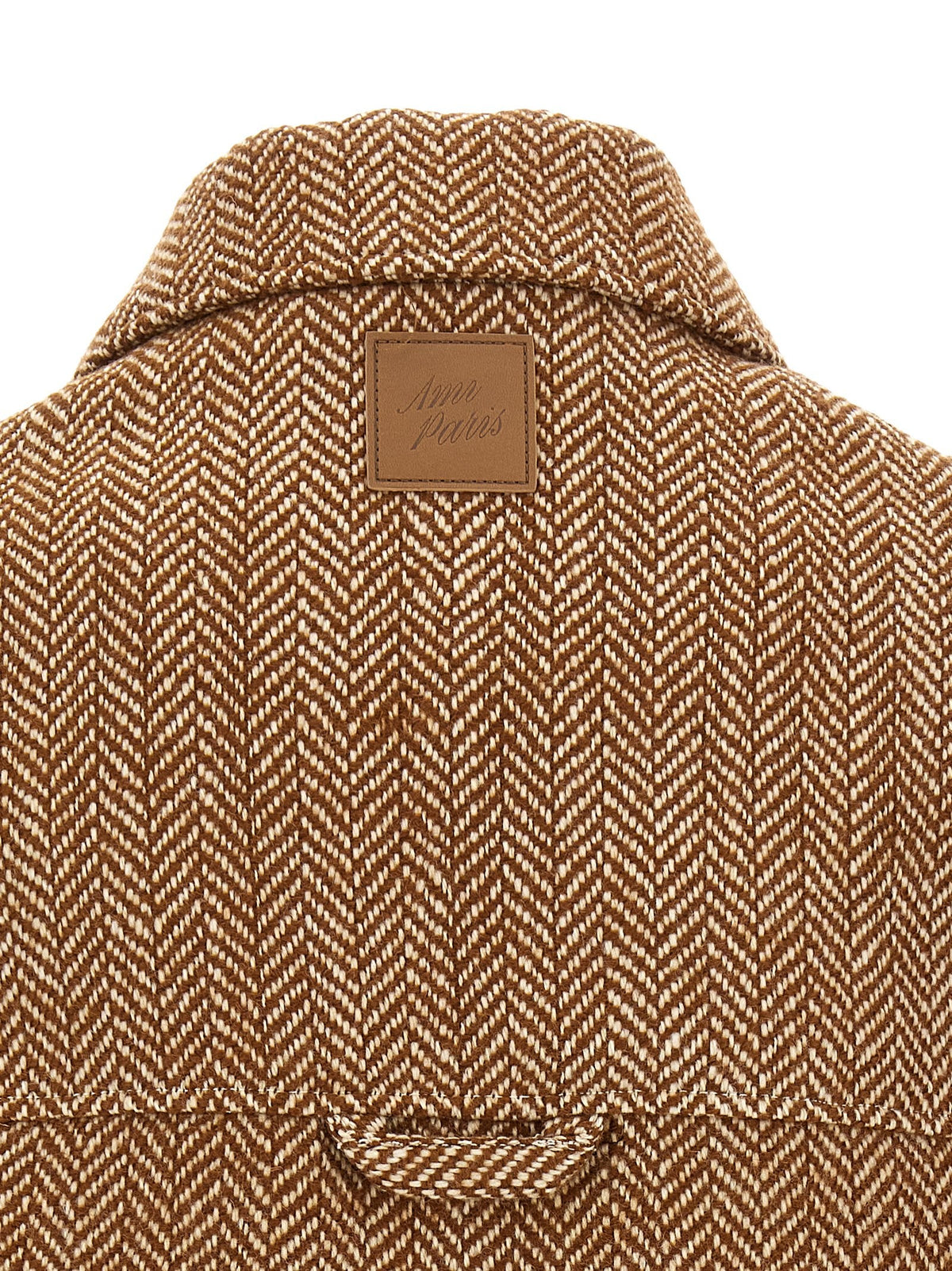 Chevron wool overshirt 5